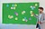 Painel de Feltro Verde Formato Panorâmico 70”” 1550X870MM “ “1915427 - imagem 2