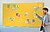Painel de Feltro Amarelo Formato Panorâmico 32”” 710X400MM “ “1915429 - imagem 2