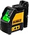 Laser Autonivelante de 2 Linhas em Cruz Verde (Preto/Amarelo) - DEWALT DW088CG - imagem 2