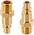 Conectores Orion Latão Macho Rosca Macho ¼ pol, 2 un 89148 - imagem 2