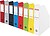Porta revistas em PVC, DIN A4. Lombada 75 mm.VIVIDA : amarelo : venda multiplos 10 uni es56001 - imagem 2