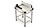 Mesa para guilhotina q-connect kf16916 manual profissional comprimento de corte 330 mm 565x415x620 mm KF19361 - imagem 2