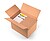 15 x Caixa para embalar q-connect ultra resistente regulavel em altura cartao canal duplo 7 mm cor kraft 350x325x280 mm Caixa para embalar q-connect ultra resistente regulavel em altura cartao canal duplo 7 mm cor kraft 350x325x280 mm KF14292 - imagem 2