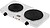 Fogão Elétrico Duas Queimadores 2500 W Branco, 46 x 26,5 x 7 cm G-78865 - imagem 2