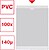 Esselte Pacote de 100 Porta-documentos A5 171x221mm - Transparente Acabamento Liso 46010 - imagem 2