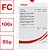 Esselte Pack de 100 Pastas Multiperfuradora Portadocumentos - Formato Folio - 16 Perfurações - 80 Micras - Pele de Laranja - Cor Transparente 46134 - imagem 2