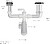 Sifão Duplo Com Válvula Extensível 1-1/2” Com Calhas de Ø 70 mm. Sifão Lava-loiça Cozinha, Sifão Evacuação Sifão Duplo Com Válvula Extensível 1-1/2” Com Calhas de Ø 70 mm - imagem 2