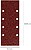 Lixa de Substituição com Velcro 93x228 mm. com Furos Grão 40 (10 Peças) Lixa de Substituição com Velcro 93x228 mm. com Furos Grão 40 (10 Peças) - imagem 2