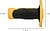 Protetor Para Corta-fios Plano Forjado 12x9CM. Protetor Para Corta-fios Plano Forjado 12x9CM - imagem 2