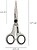 Tesouras Multiuso Aço Inoxidável 5,5”/ 140 mm. Lâminas Aço Inoxidável, Punho Confortável e Suave Tesouras Multiuso Aço Inoxidável 5,5”/ 140 mm - imagem 2