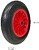 Roda Carrinho Salamandra Poliuretano Inquebrável Aro Plástico, Ø 360 mm. Eixo Ø 20 mm. Roda Carrinho Salamandra Poliuretano Inquebrável Aro Plástico, Ø 360 mm. Eixo Ø 20 mm - imagem 2