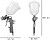 Pistola de Pintura Pneumática Bico de 1,5 mm. Com Depósito Superior 0,6 Litros e Adaptador Rápido Pistola de Pintura Pneumática Bico de 1,5 mm. Com Depósito Superior 0,6 Litros e Adaptador Rápido - imagem 2