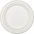 Prato de fibra natural nupik biodegradavel branco 17 cm de diametro apto microondas pack de 50 unidades 29447 - imagem 2