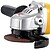 Blim Radial 125mm - Potência 1200W - Regulação Electrónica - Design Ergonómico - Empunhadura Multiposição - Proteção Antifaíscas - Botão de Bloqueio BL0120 - imagem 2