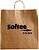 Pack de 50 Sacos Kraft Castanhos Softee - imagem 2