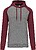 Sweatshirt com capuz bicolor de adulto PA369 - imagem 3