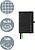 80 folhas 96 g quadriculado, papel FSC, formato A6 : preto : venda multiplos 6 uni es44790095 - imagem 3