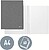 Pack 6 Dossiers Classificadores ”“Fastener”“. Formato A4 Turquesa” “30010151 - imagem 3