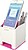 Suporte Porta Lapis Leitz Sound Wow Dual Fucsia Metalizado 90X100X101 MM 53631023 - imagem 3