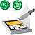 Leitz Precision Home Office A3 Guilhotina de Papel Formato A3 - Corta até 10 Folhas - Iluminação do Fio de Corte - Lâmina de Aço Inoxidável de Alta Qualidade 90200000 - imagem 3