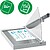 Leitz Precision Office A4+ Tesoura de papel - Recorta até 15 Folhas - Formato A4 - Corte de Aço Rectificado de Precisão 90210000 - imagem 3