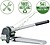 Super furador Leitz Mod. 5182 - 250 fls : prata es51820084 - imagem 3
