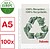 CX com 100 Bolsas Reciclada PP 70µ A5 Transparente 627495 - imagem 3