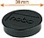 Pack de 10 Ímanes para Quadros Brancos 1.5KG Preto 38MM 1915305 - imagem 3