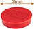 Pack de 10 Ímanes para Quadros Brancos 1.5KG Vermelho 38MM 1915307 - imagem 3