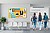 Painel de Feltro Amarelo Formato Panorâmico 32”” 710X400MM “ “1915429 - imagem 3