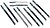S.OF. CONJUNTO DE 10 FOLHAS Serra CALAR Madeira DT2290-QZ DEWALT G-84565 - imagem 3