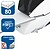 Grampeador Eléctrico de Mesa Rapid Supreme 5080e + Cartucho com 5000 Grampas - Grampea até 80 Folhas - Profundidade de Grampeamento Ajustável até 50mm - Cor Cinza/Laranja - imagem 3