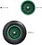 Roda Carrinho Pneumático Para Carrinho Obra/ Jardim Aro Plástico Eixo Ø 20 mm. Roda Carrinho Jardim, Carrinho Salamandra Roda Carrinho Obra/ Jardin - imagem 3