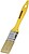 Paletina Profissional Cerdas Brancas Largura 30 mm. Cerdas Naturais Cabo Plástico Ergonómico, Pincel Pintor, Pincel Pintura Paletina Profissional Cerdas Brancas 30 mm - imagem 3