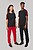 T-shirt teamwear bicolor unissexo PA4055 - imagem 4
