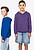 Sweatshirt de criança com capuz em contraste K453 - imagem 4