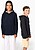 Sweatshirt com capuz em contraste estampado de criança K4014 - imagem 4