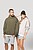 Sweatshirt oversize cardada com capuz unissexo K4018 - imagem 4