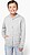 Sweatshirt reciclada com fecho e capuz criança K4045 - imagem 4