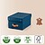 Caixa de armazenagem leitz cartao pequena com asa de imitacao de pele cor azul pack de 2 unidades Caixa de armazenagem leitz cartao pequena com asa de imitacao de pele cor azul pack de 2 unidades 61470068 - imagem 4