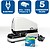 Grampeador Elétrico Rapid Optima 60E de Mesa + Caixa com 5000 Grampas - Até 60 Folhas - Adaptador de Rede Incluído - Cor Branca - imagem 4