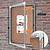 Vitrina Nobo para 4 Folhas A4 com Superfície de Cortiça - 532x692x37mm - Porta de Vidro de Segurança - Moldura de Alumínio - Cor Natural - imagem 4