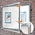 Vitrine Nobo de Interior Fundo Metal 8 x A4 623X890X17MM (AxLxP) 1902559 - imagem 4