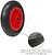 Roda Carrinho Salamandra Poliuretano Inquebrável Aro Plástico, Ø 360 mm. Eixo Ø 20 mm. Roda Carrinho Salamandra Poliuretano Inquebrável Aro Plástico, Ø 360 mm. Eixo Ø 20 mm - imagem 4