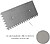 Pente Profissional Punho Polipropileno 280x120 mm. Dentes 10 x 10 mm - imagem 4