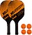 Conjunto de 2 Raquetes de Pickleball de Madeira com 4 Bolas - imagem 4