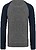 Sweatshirt BIO bicolor de homem com decote redondo e mangas raglan K491 - imagem 5