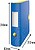 Pasta Arq. Act Urbanchic 2.0 PP 82MM azul 11160032 - imagem 5