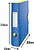 Pasta Arq. Act Urbanchic 2.0 PP 65MM azul 11170032 - imagem 5