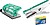 Furador 10 Folhas (Equivalente a Rapid FC5) azul 5001331 - imagem 5